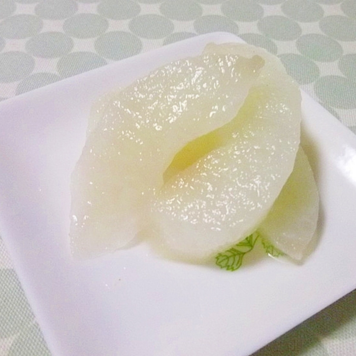 レンジで3分 梨のはちみつコンポート レシピ 作り方 By へんてこぽこりんママ 楽天レシピ